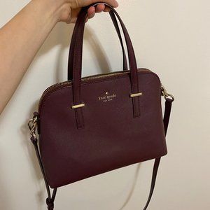 Kate Spade Maroon Satchel